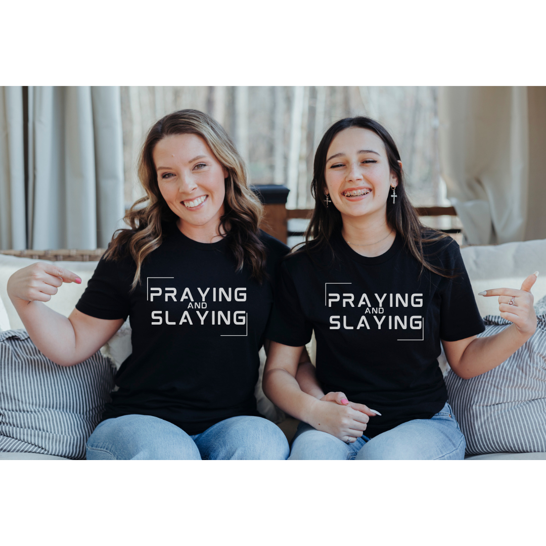 Praying & Slaying T-shirt