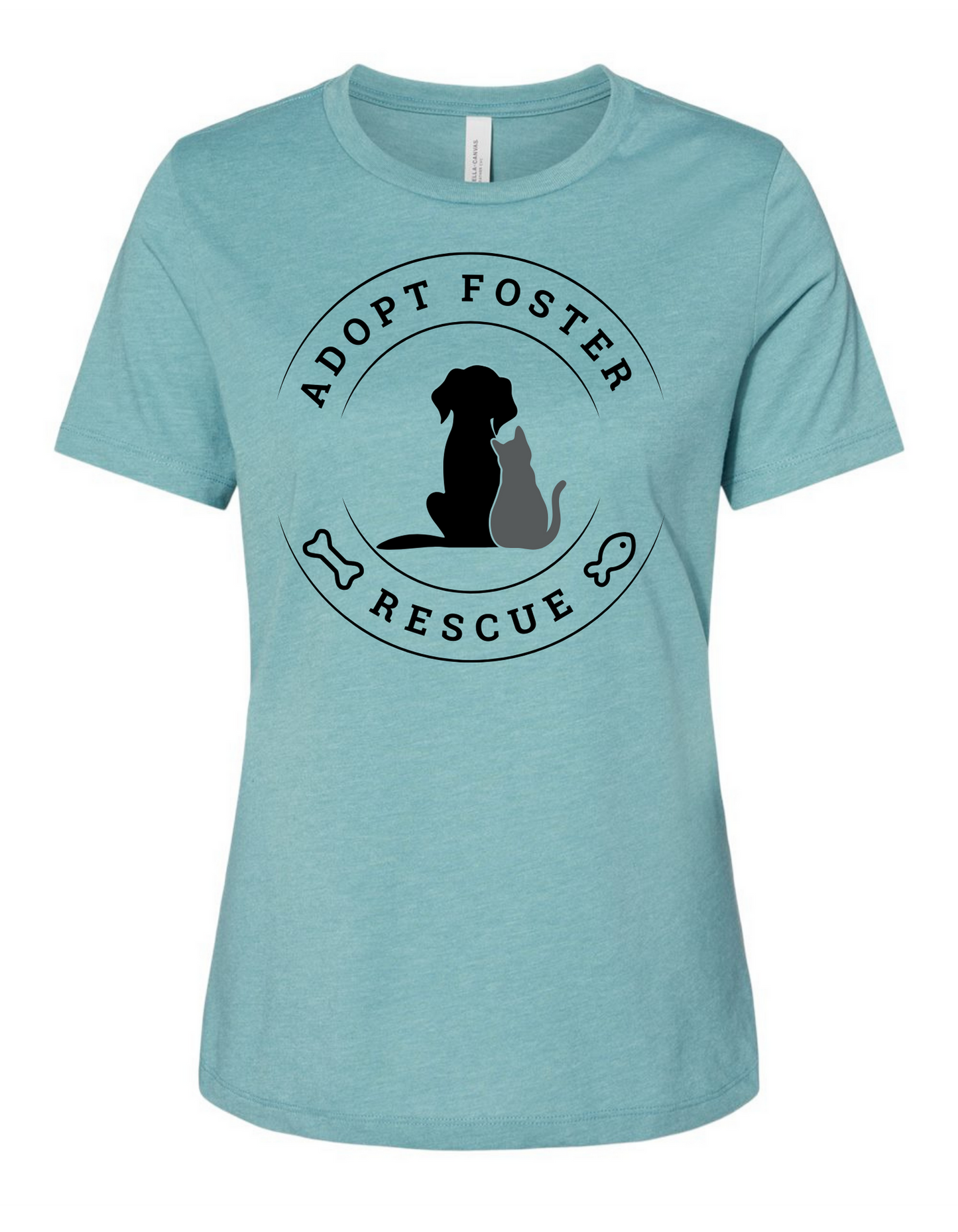Adopt, Foster, Rescue; Bella Canvas Shirt