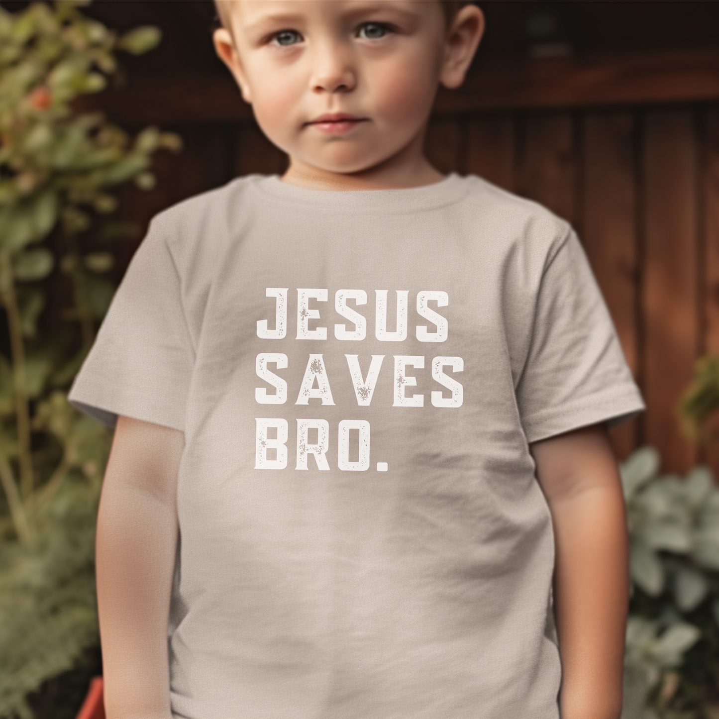 Jesus Saves Bro; Bella Canvas Toddler T-Shirt