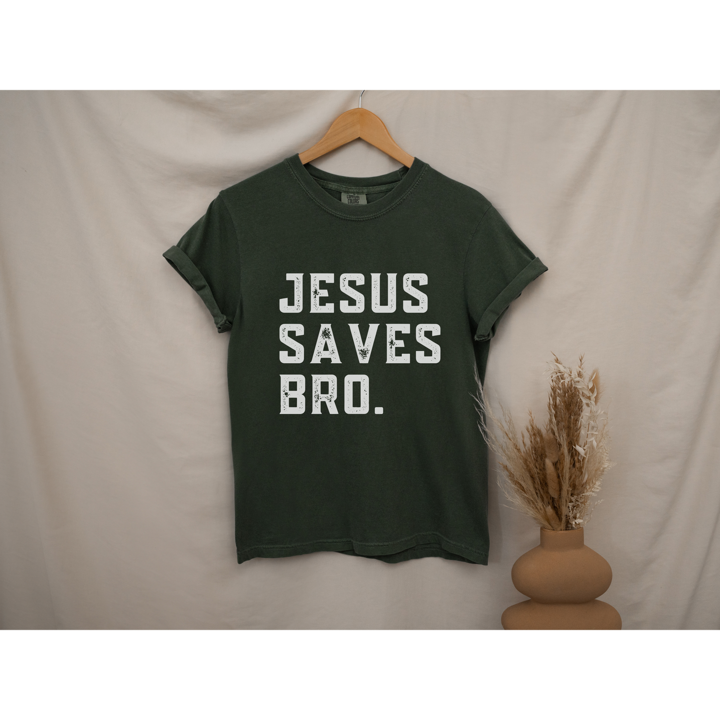 Jesus Saves Bro; Comfort Colors T-shirt