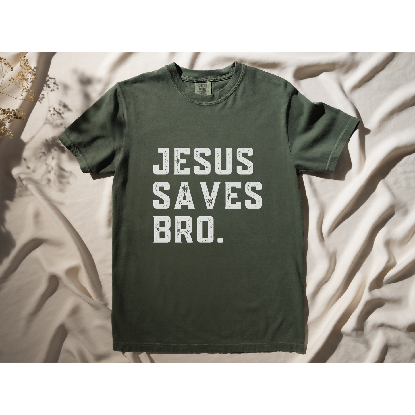 Jesus Saves Bro; Comfort Colors T-shirt