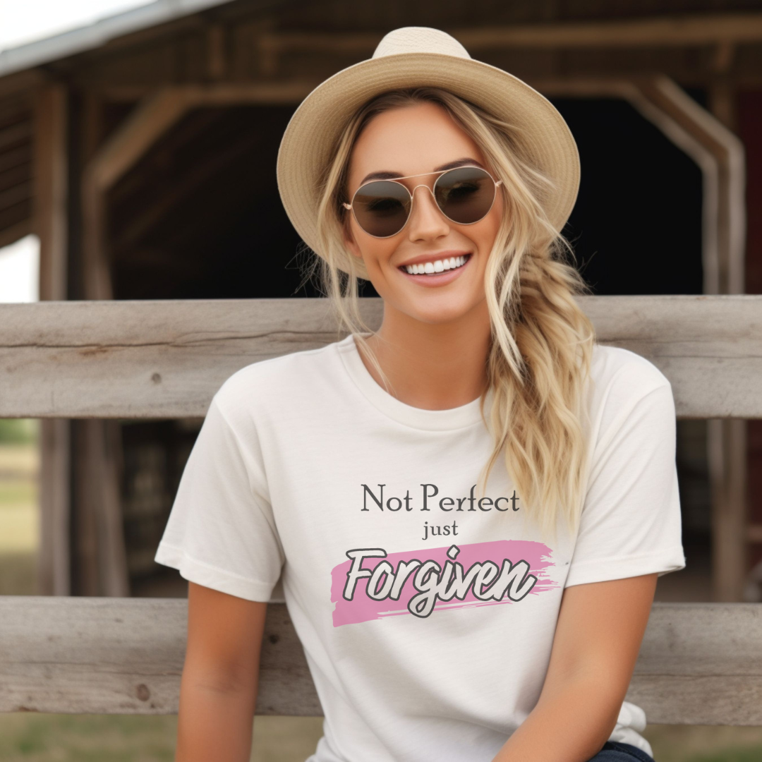 Not Perfect Just Forgiven; Comfort Colors T-shirt