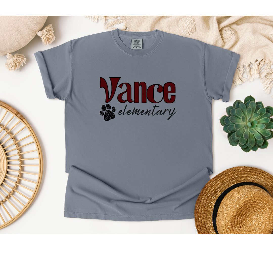 Vance Elementary; Comfort Colors T-Shirt