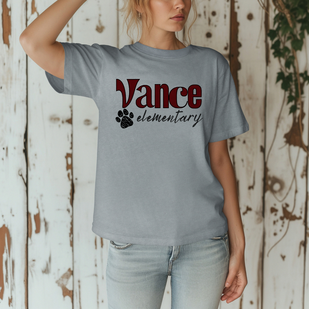 Vance Elementary; Comfort Colors T-Shirt