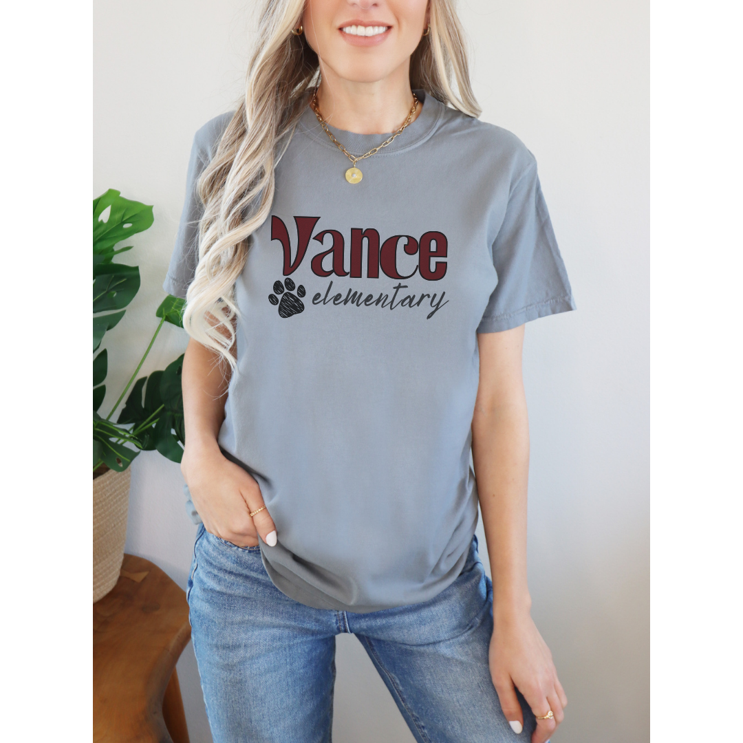 Vance Elementary; Comfort Colors T-Shirt
