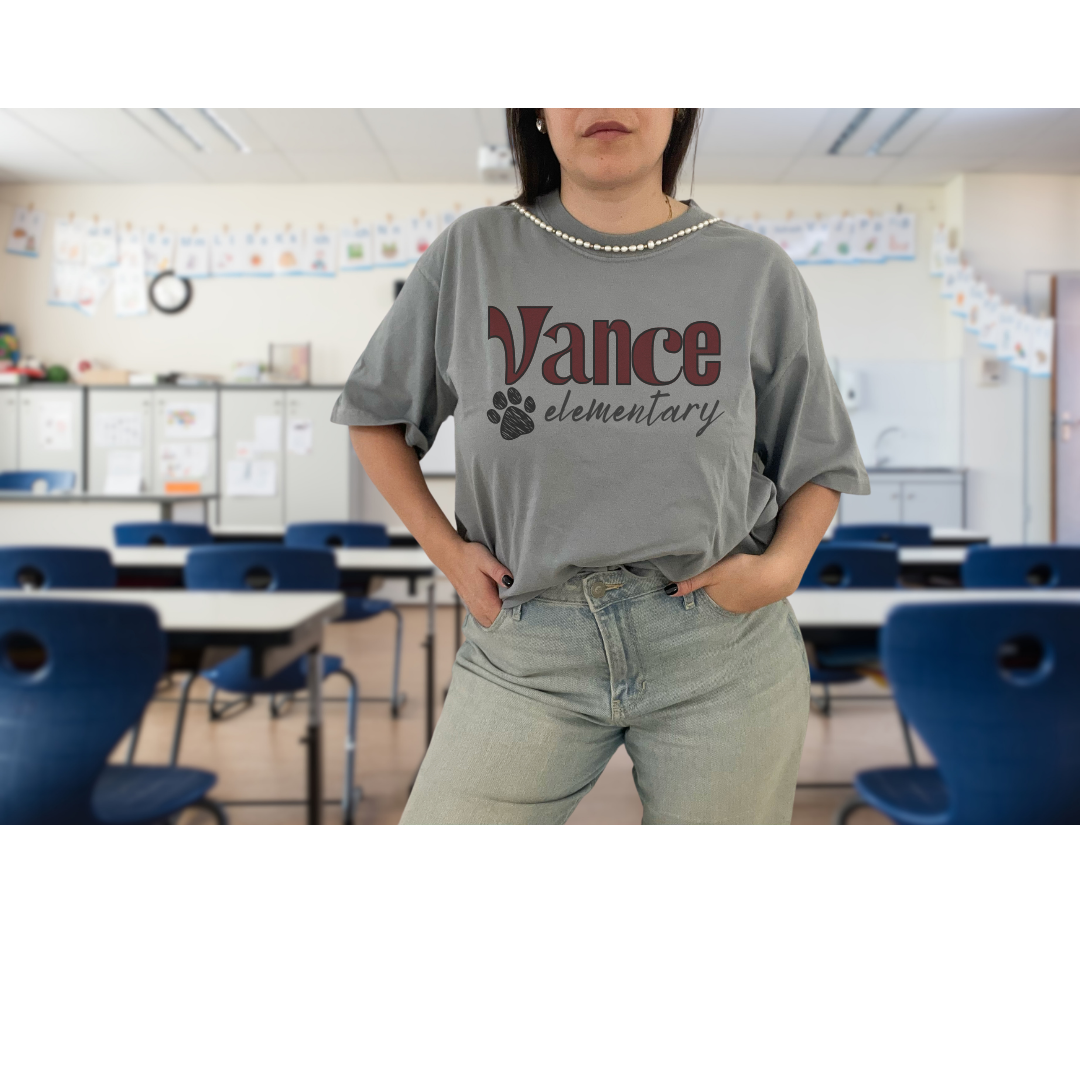 Vance Elementary; Comfort Colors T-Shirt