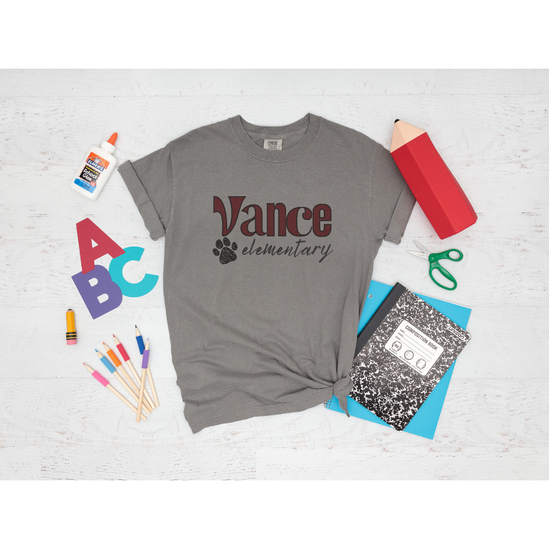 Vance Elementary; Comfort Colors T-Shirt